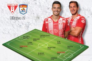 Utiştii Vukcevic şi Dangubic au fost incluşi de LPF în echipa etapei a doua din Liga 1
