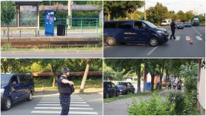 UPDATE. Valiză suspectă abandonată în stația de tramvai din Micălaca! Intervin pirotehniștii din Timiș și SRI