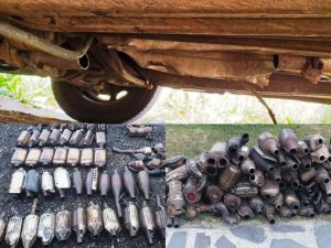 Explozie de furturi de catalizatoare auto în Arad