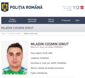 Filmele cu proști continuă: Mladin a fost dat în urmărire națională