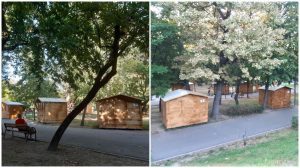 Căsuţele vor părăsi curând parcul