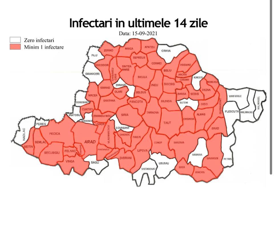 Restricții și incidențe în creștere în județ