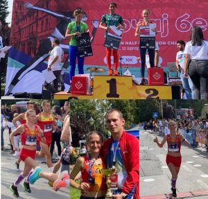 Dublă vicecampioană balcanică la semimaraton