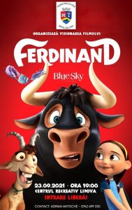 Animația „Ferdinand”, proiectată la Lipova