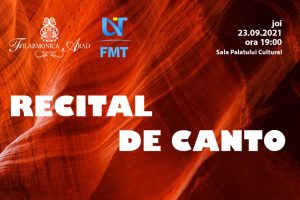 Recital de canto al celor de la UVT, la Palatul Cultural