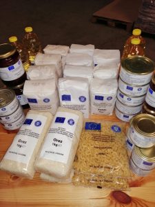 Începe distribuirea ajutoarelor alimentare europene