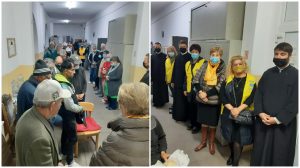 Rugăciune și hrană la adăpostul de noapte