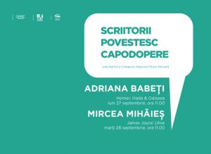 Scriitorii povestesc capodopere și anul acesta