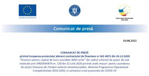 Comunicat de presă