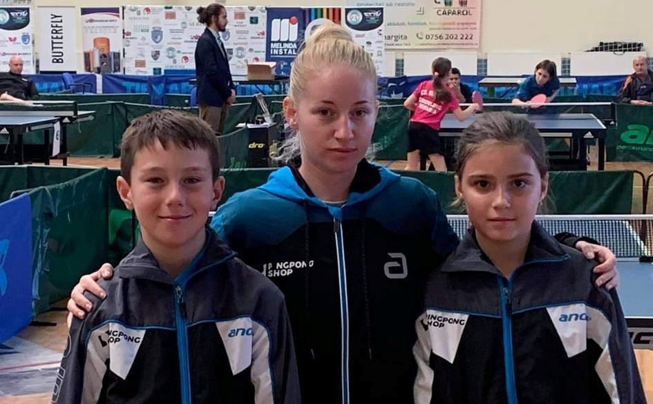 Două noi speranţe arădene în tenisul de masă. Alesia Sferlea, sfertfinalistă la Openul Sloveniei