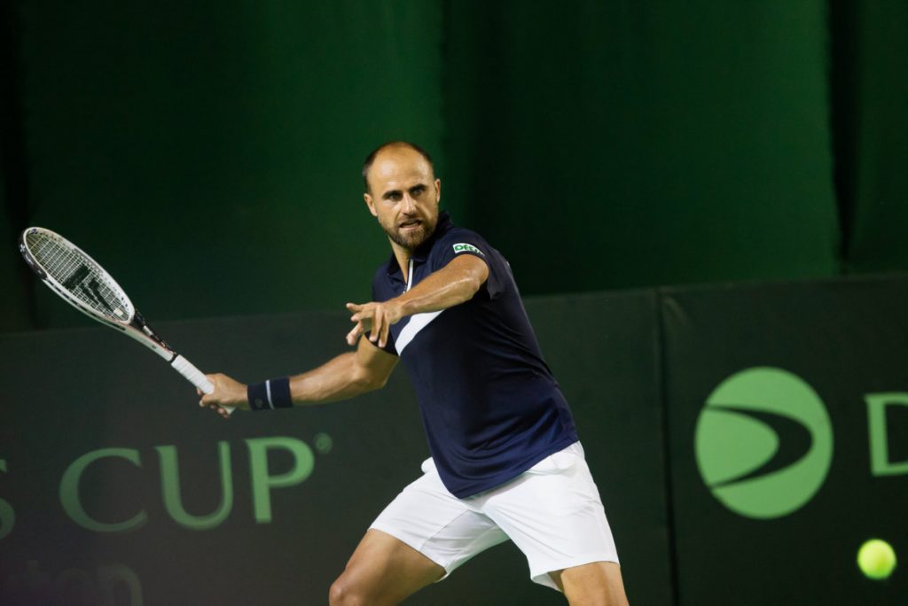Marius Copil a fost decisiv în Cupa Davis! Triplă pentru arădean, în duelul cu Portugalia (FOTO)