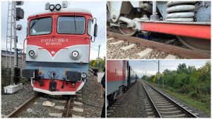 UPDATE. Un bătrân din Arad s-a aruncat în fața unui tren. A fost transportat la spital în stare de inconștiență