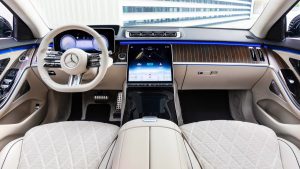 Mercedes S-Class, căutat de autorităţile din Marea Britanie, descoperit de poliţiştii din P.T.F. Vărșand