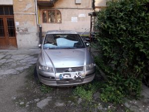 abandonat masina
