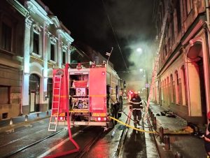 incendiu tribunul dobra