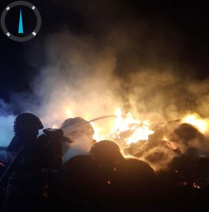incendiu baloti